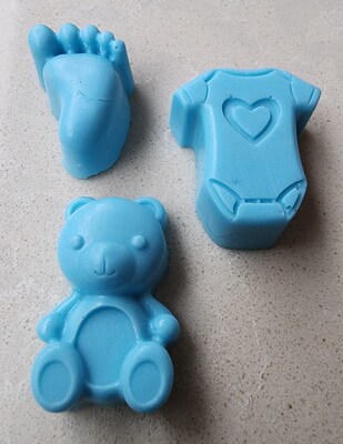 Baby Shower Soaps! Gender Reveal Party Favors, Baby Shower Favors, Party Favors, Bears, Onesies, and Baby feet Soaps! Mini Soap favors! - image2